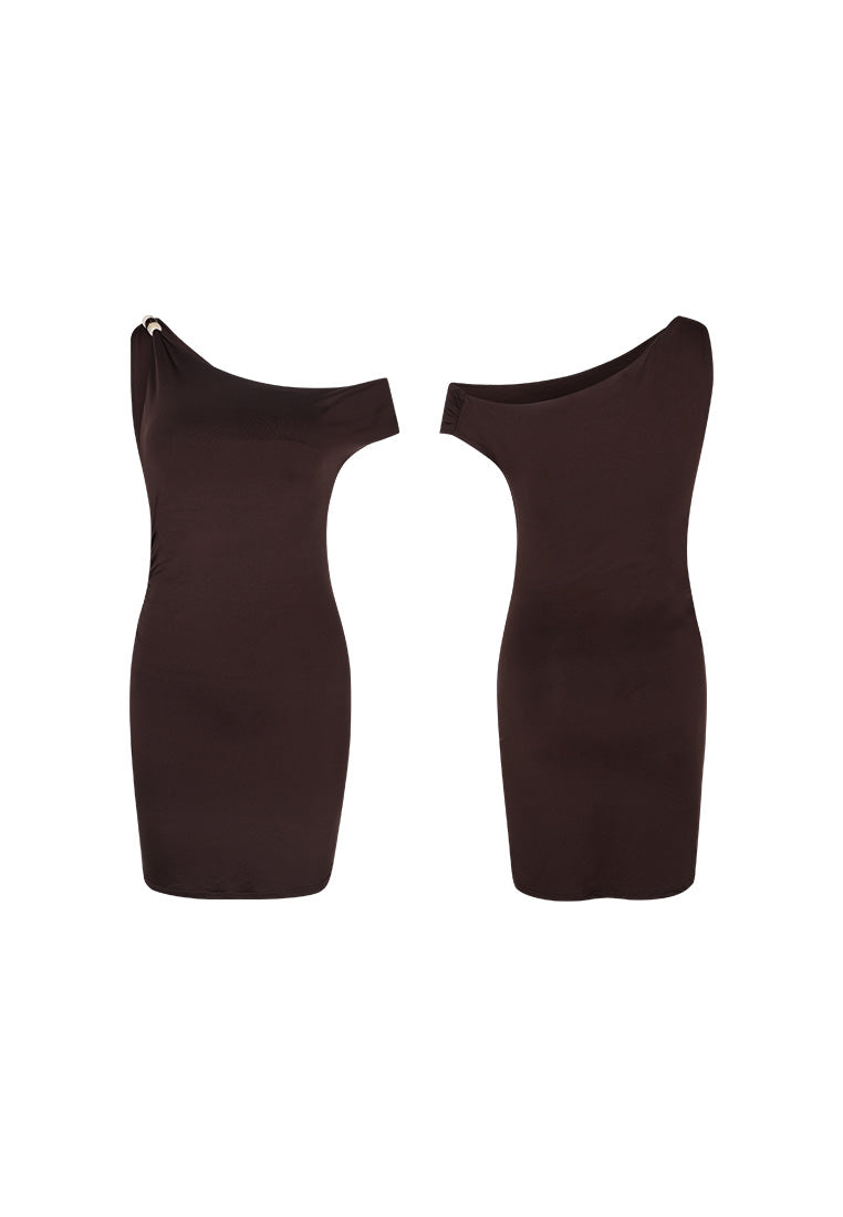 Beaded Detail Mini Dress