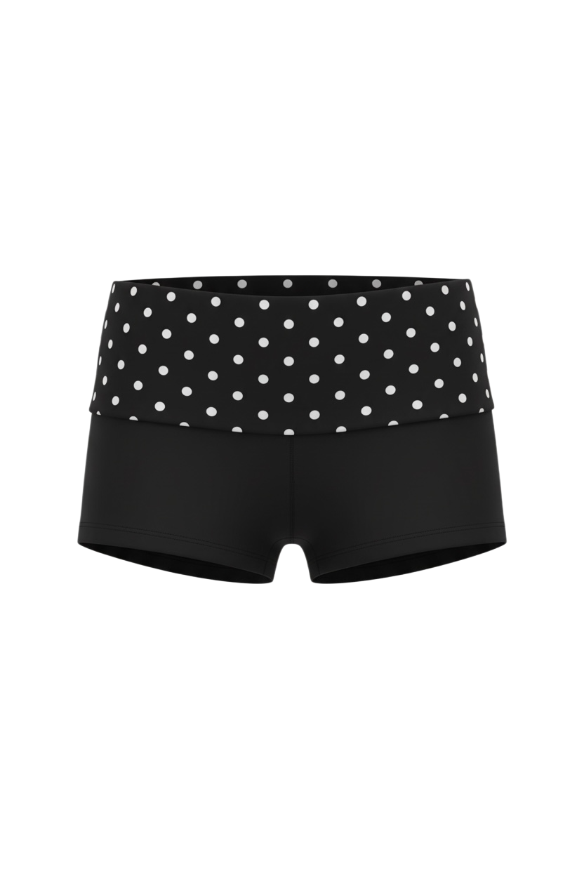 Band Polka Dot Mini Short