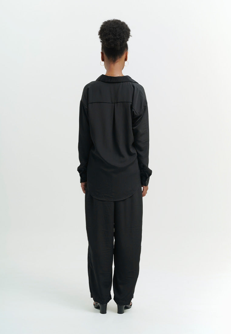 Pleated Loose Two Piece