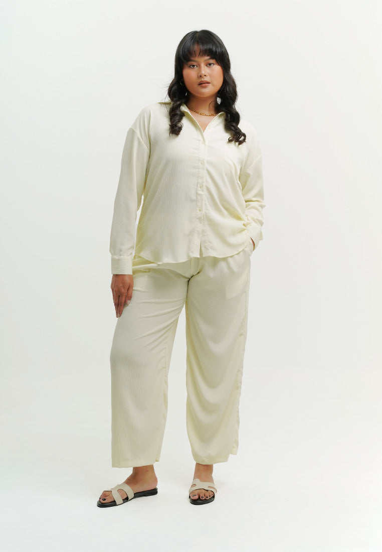 Pleated Loose Two Piece