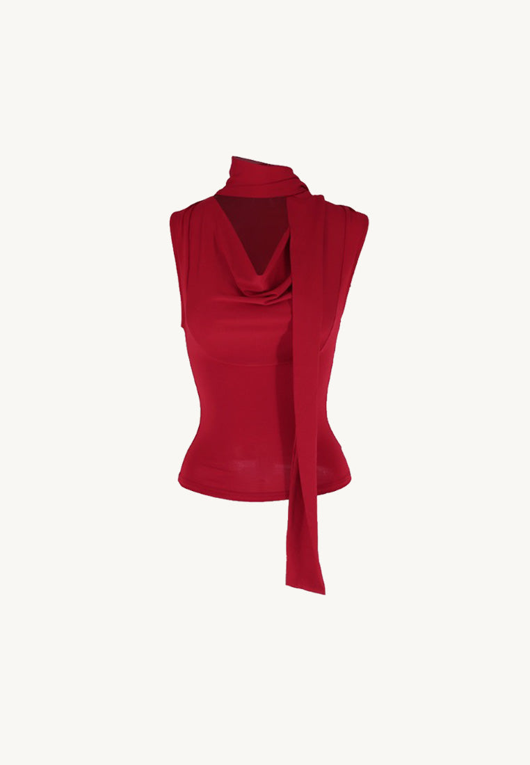 Scarf Halter Neck Top