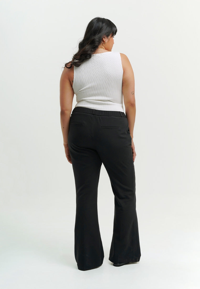 Pleated Boat Neck Top