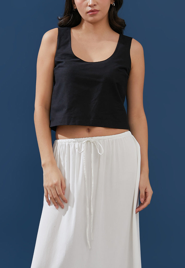 Scoop Linen Tank