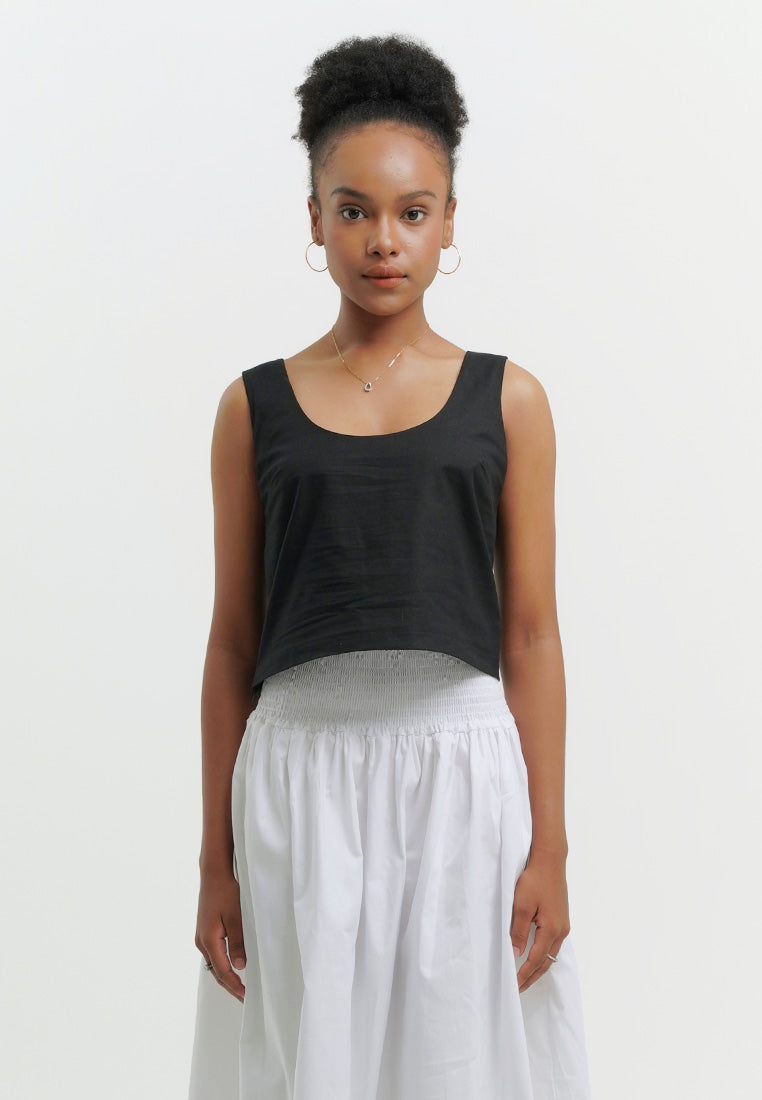 Scoop Linen Tank