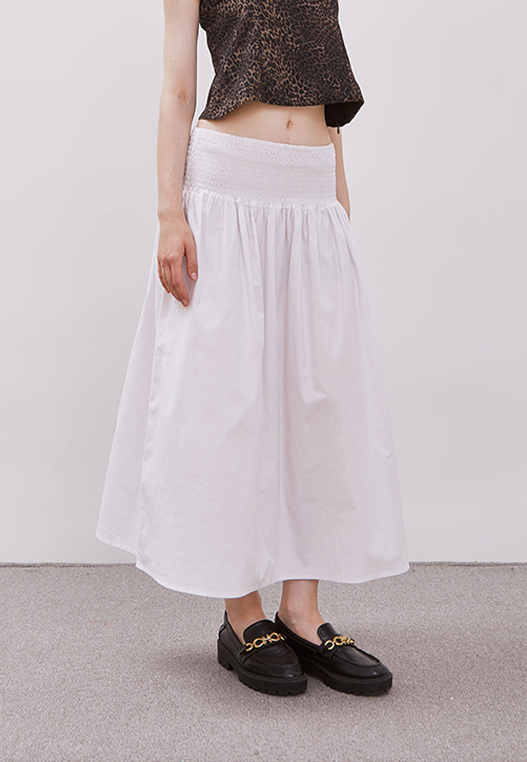 Smock Cotton Skirt