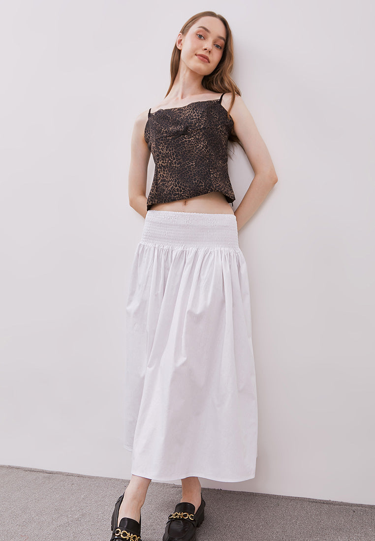 Smock Cotton Skirt