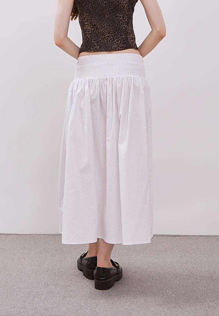 Smock Cotton Skirt