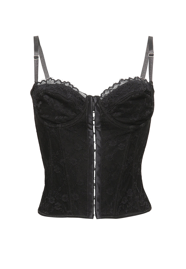 Lace Back Corset