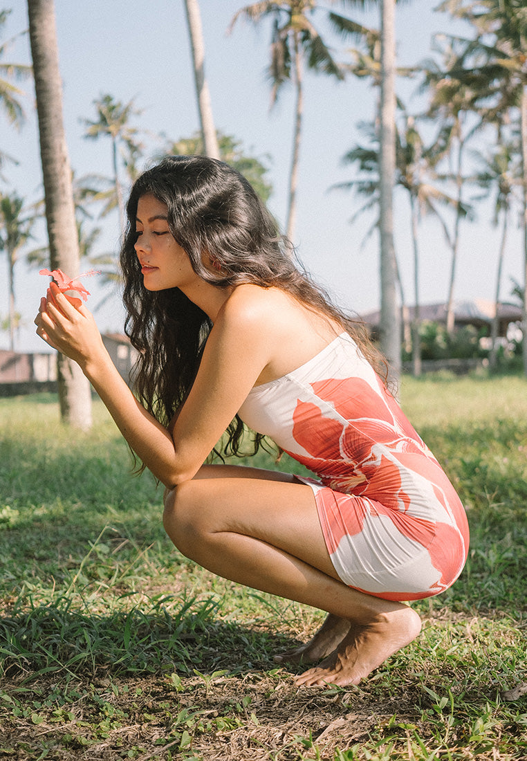 Bandeau Lily Mini Dress