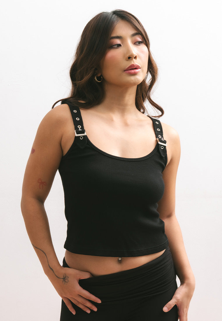 Buckle Rib Tank Top