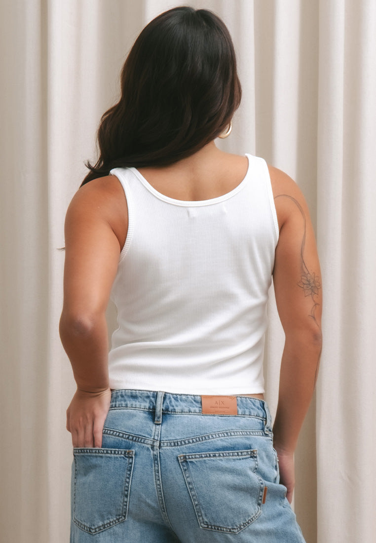 Buckle Rib Tank Top
