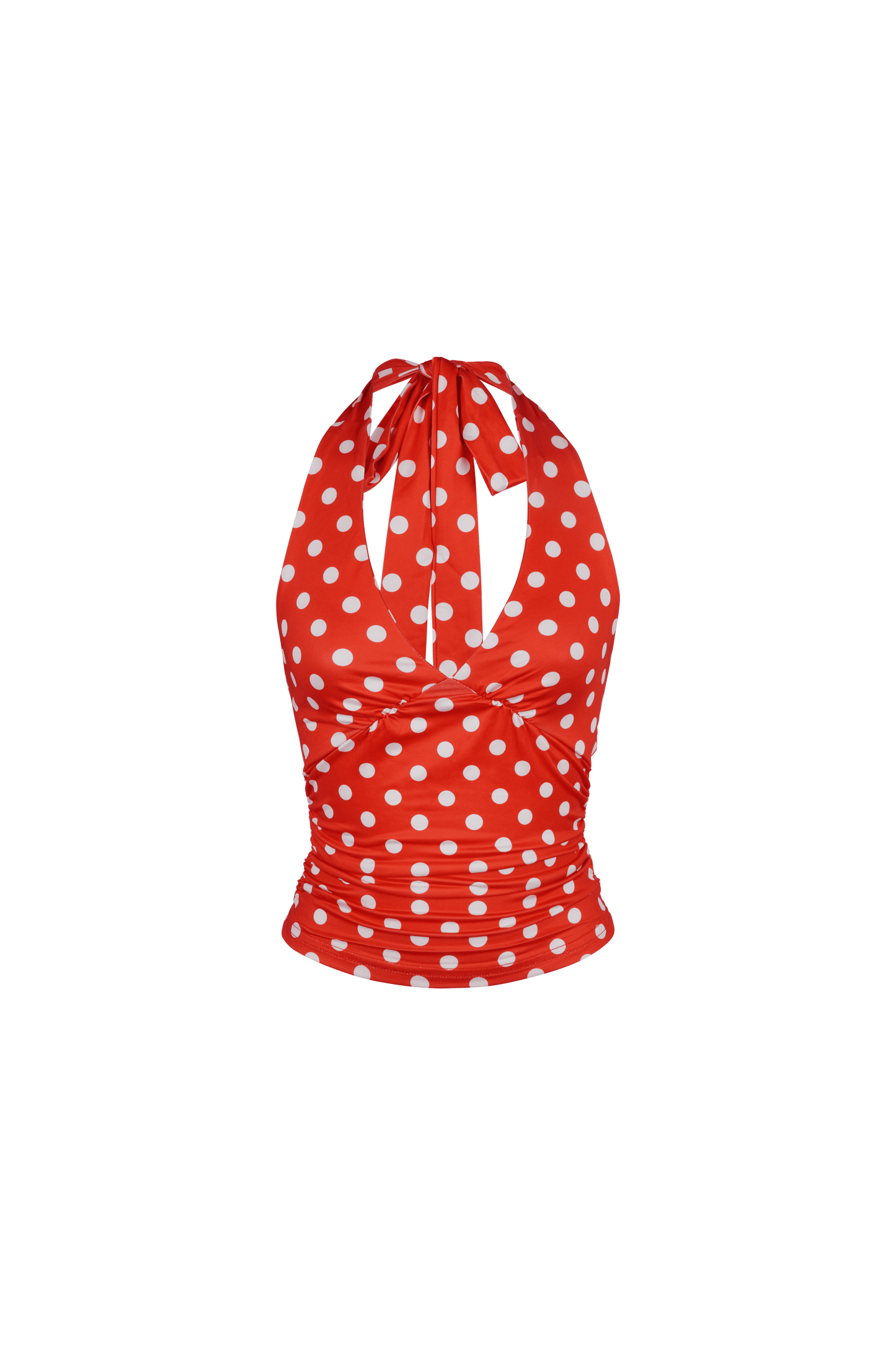 Halter Polka Dot Top