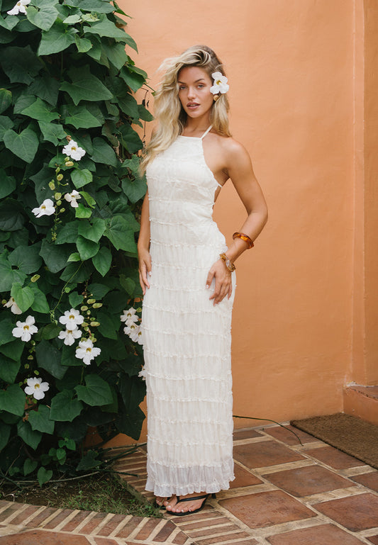 Dream Shirred Maxi Dress