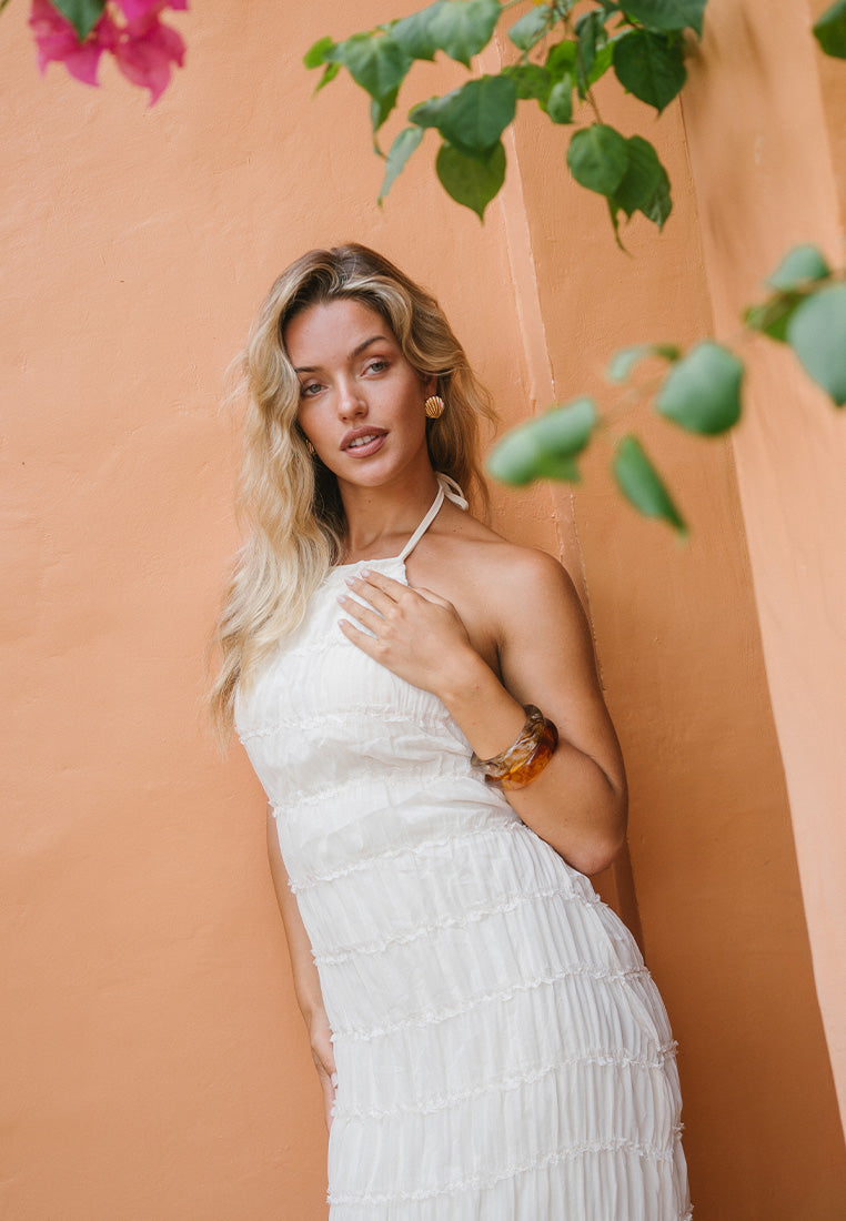 Dream Shirred Maxi Dress