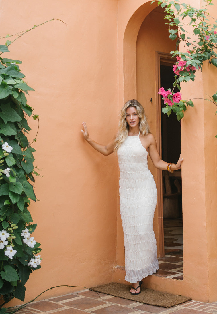 Dream Shirred Maxi Dress