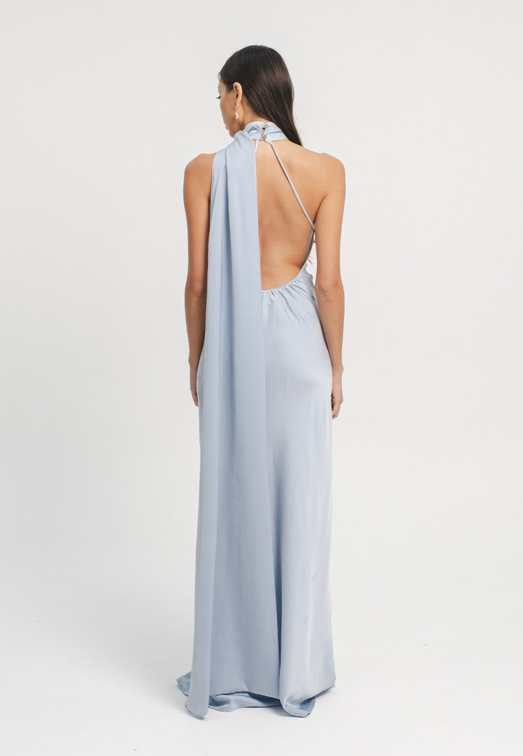 Ibiza Halter Maxi Gown