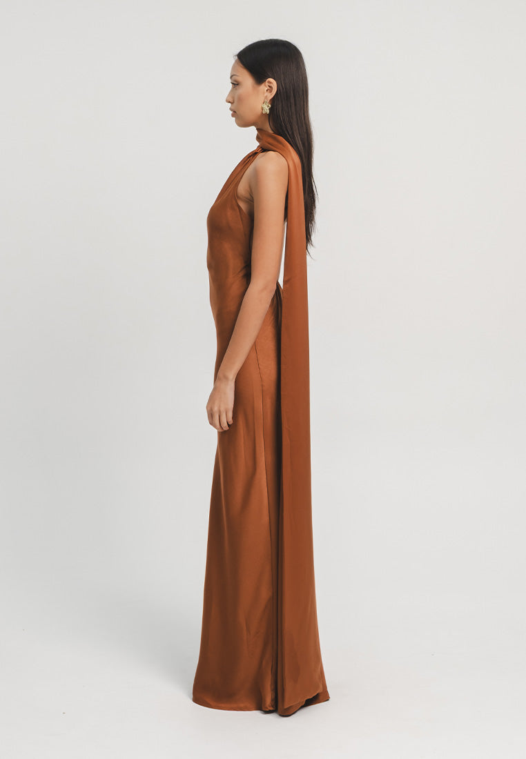 Ibiza Halter Maxi Gown