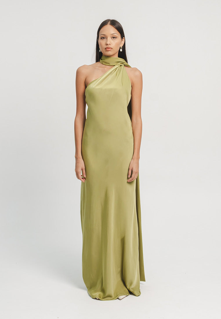 Ibiza Halter Maxi Gown