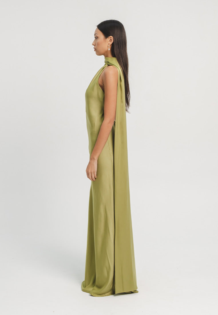 Ibiza Halter Maxi Gown