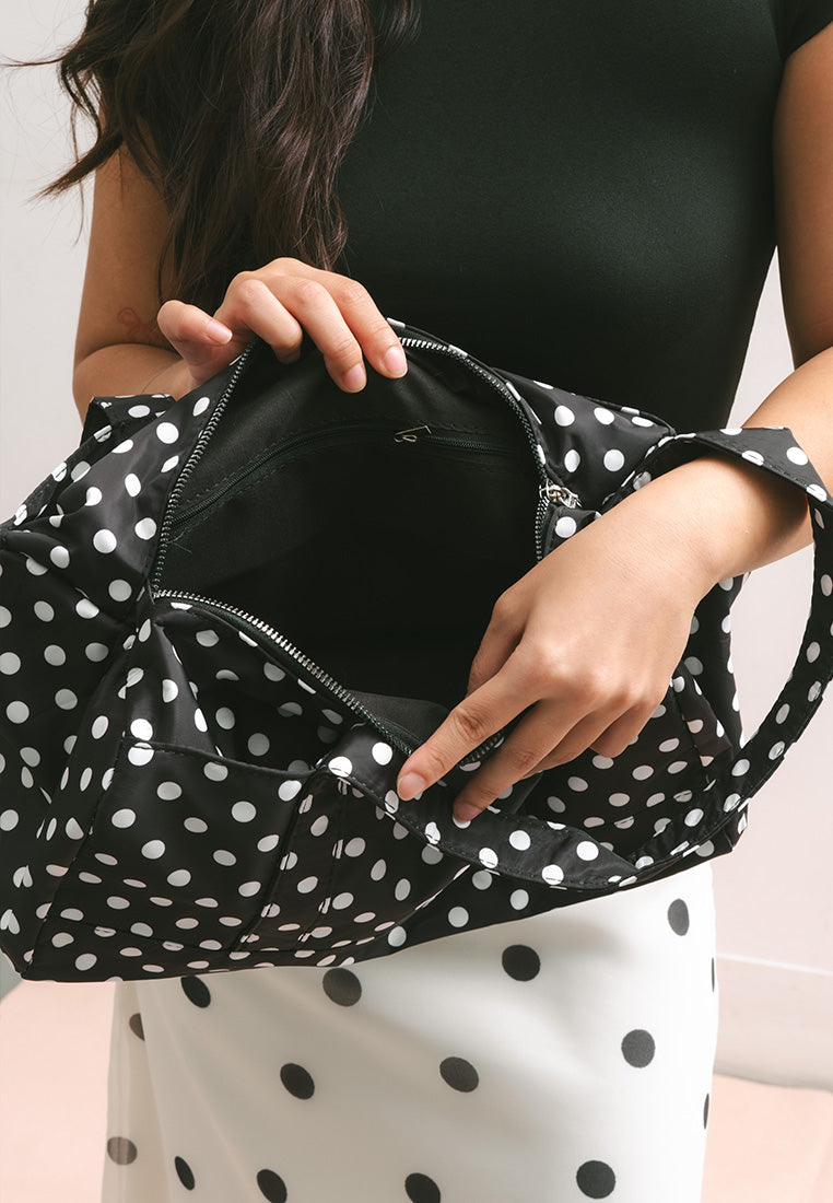 Multi Polka Dot Shoulder Bag
