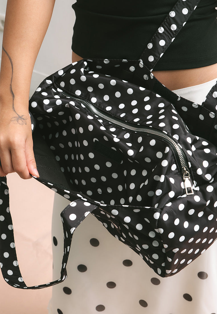 Multi Polka Dot Shoulder Bag