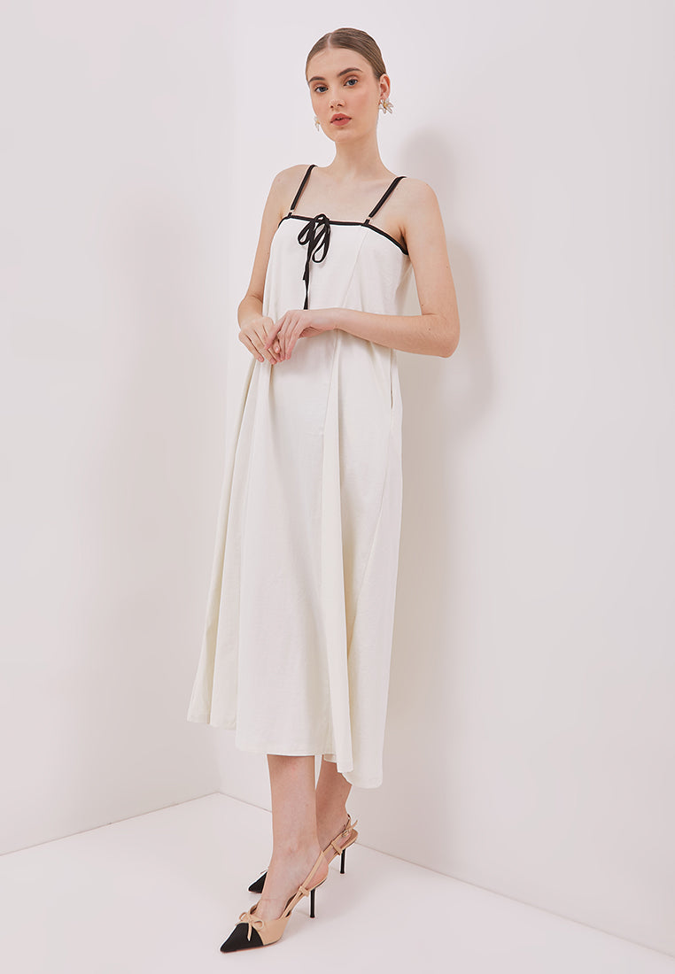 Outline Linen Long Dress