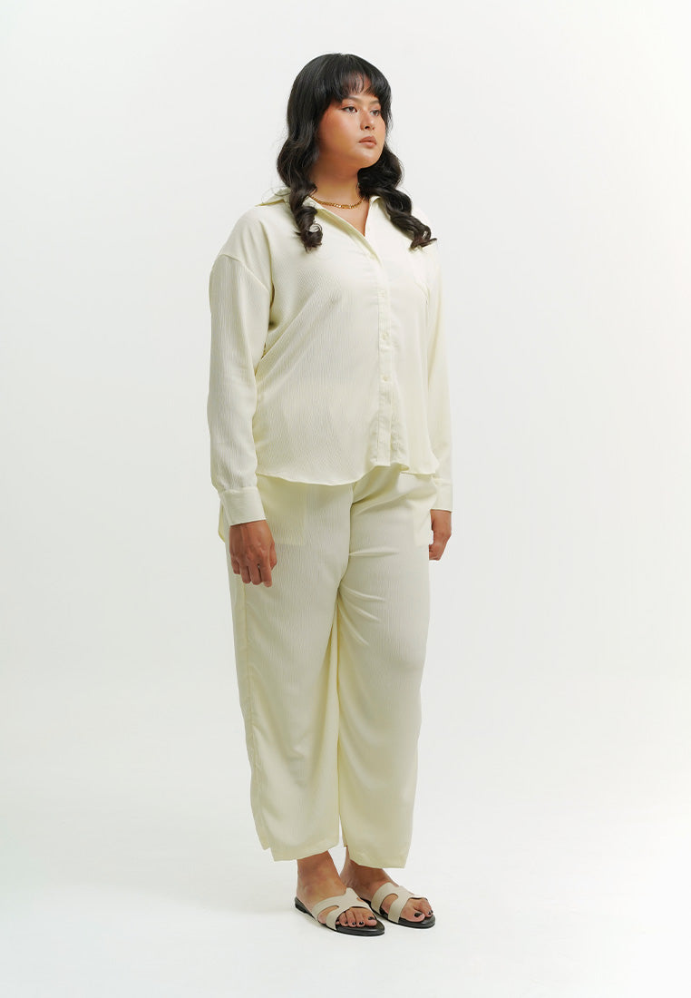 Pleated Loose Two Piece