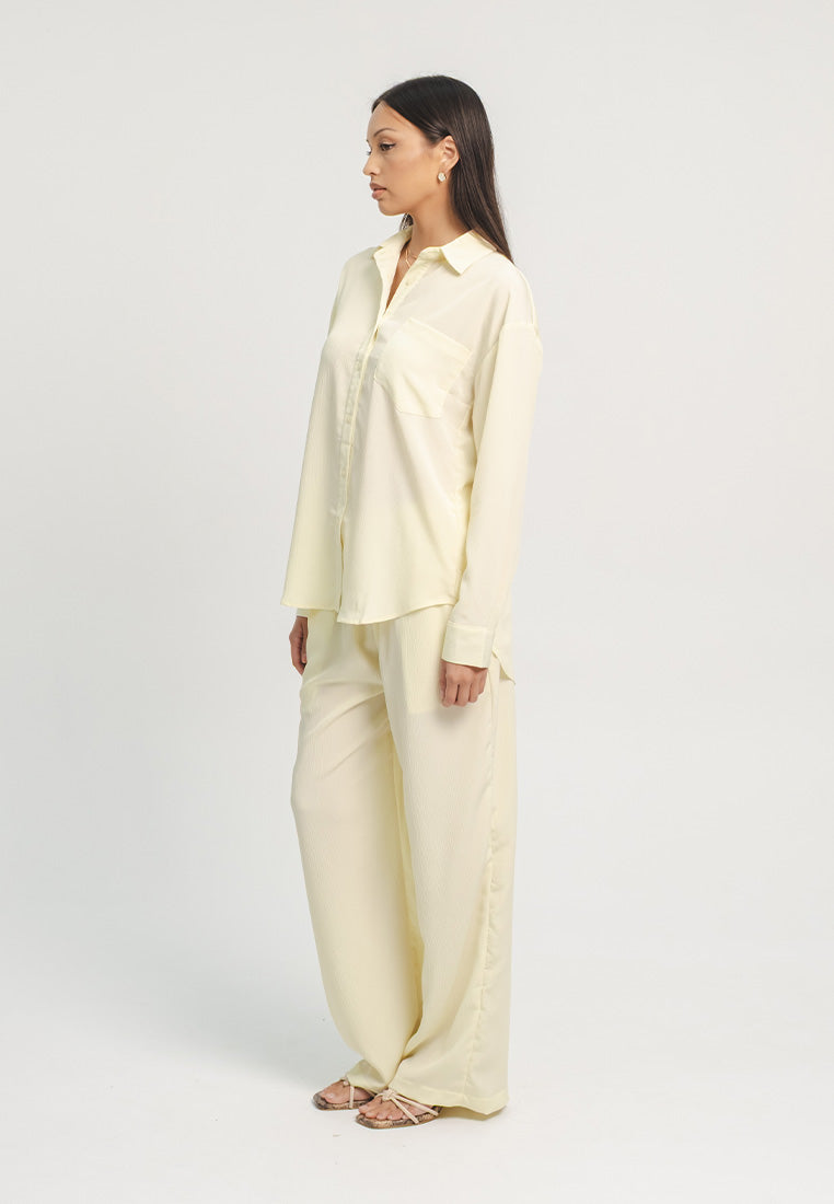 Pleated Loose Two Piece