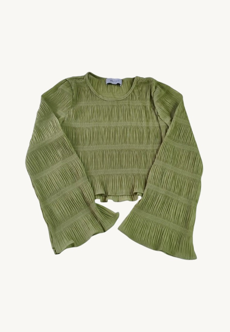 Seam Long Sleeve Crop Top