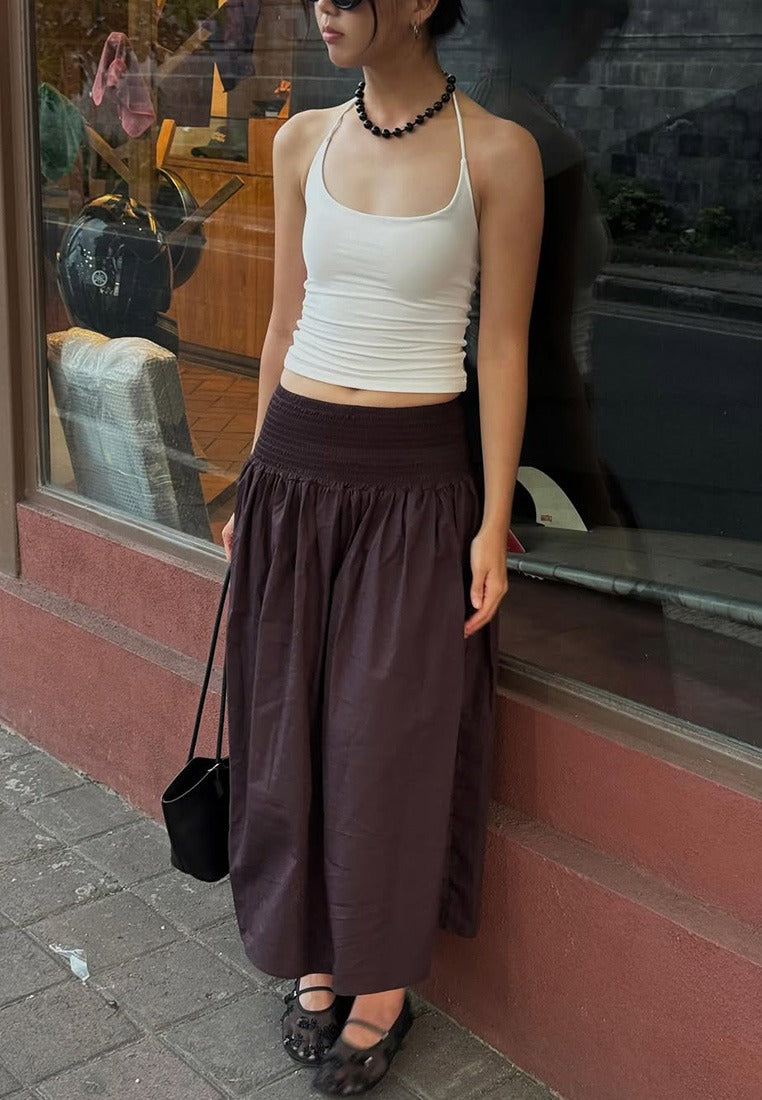 Smock Cotton Skirt