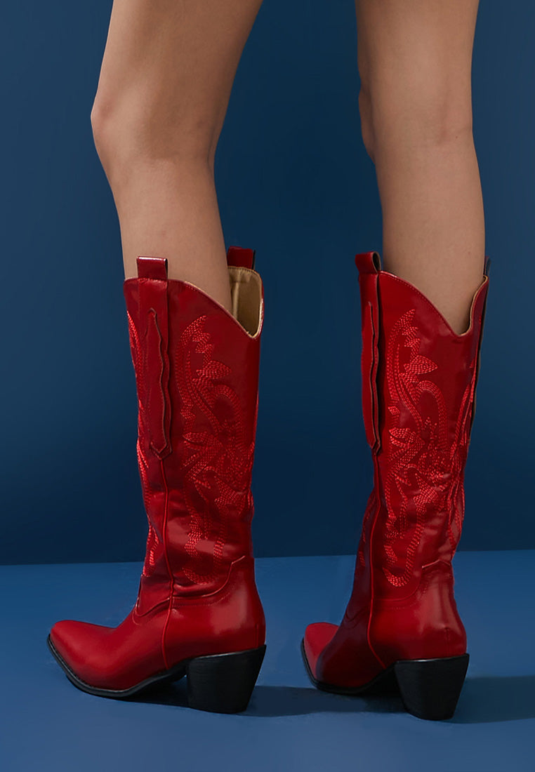 Cowboy Midi Boots