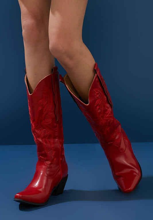 Cowboy Midi Boots