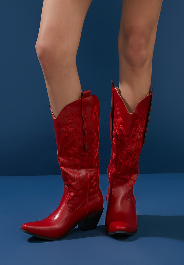 Cowboy Midi Boots