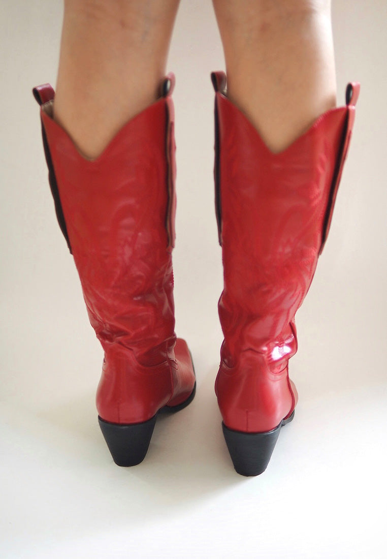 Cowboy Midi Boots