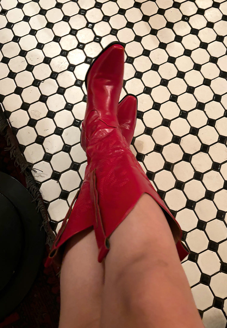 Cowboy Midi Boots