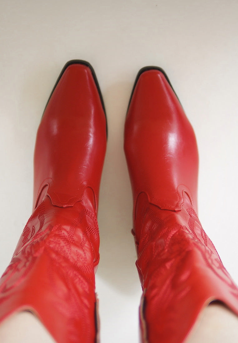 Cowboy Midi Boots