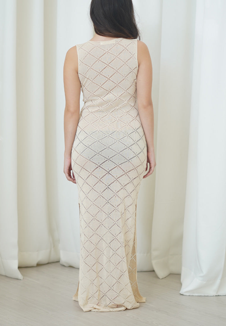 Diem Knit Slit Dress