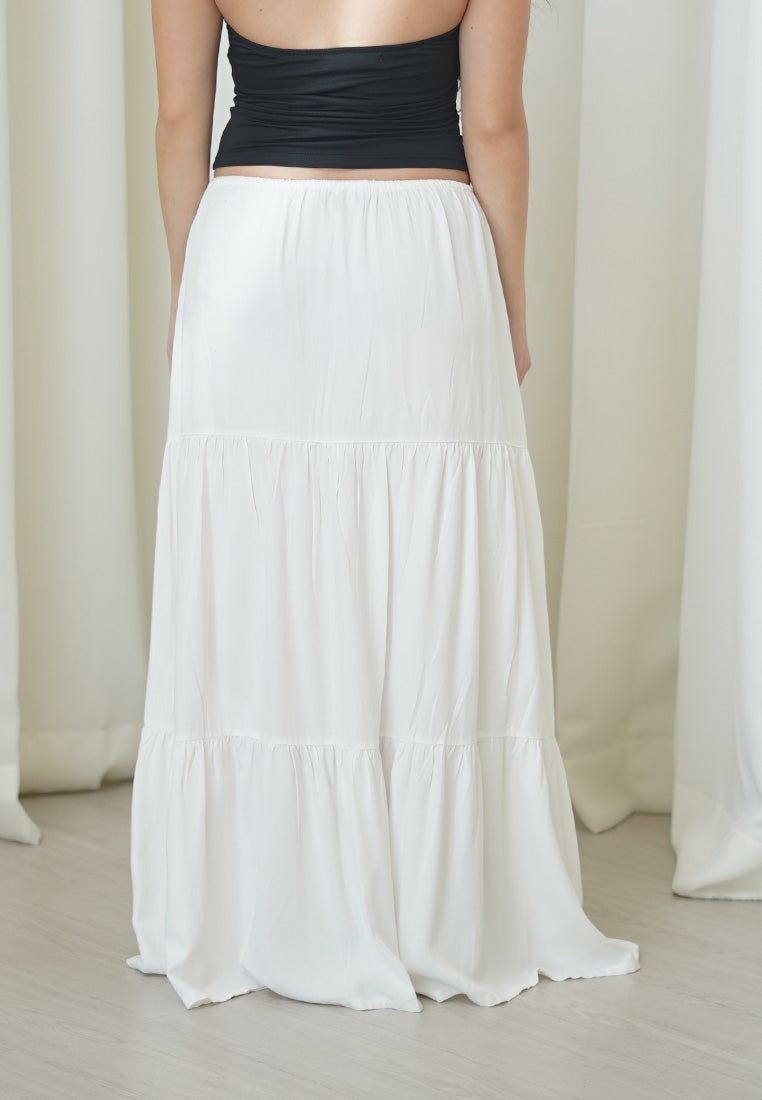 Sicilly Tiered Maxi Skirt
