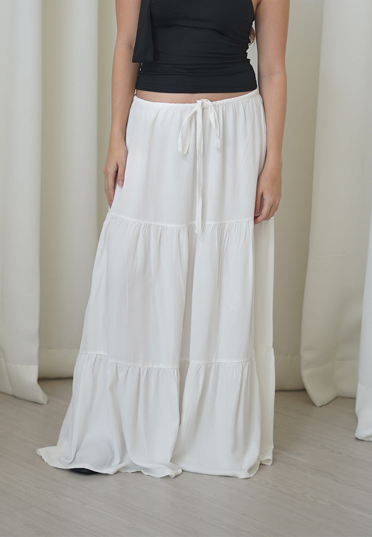 Sicilly Tiered Maxi Skirt