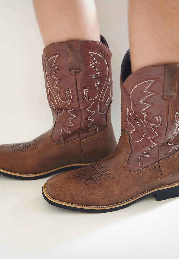 Flat Cowboy Boots