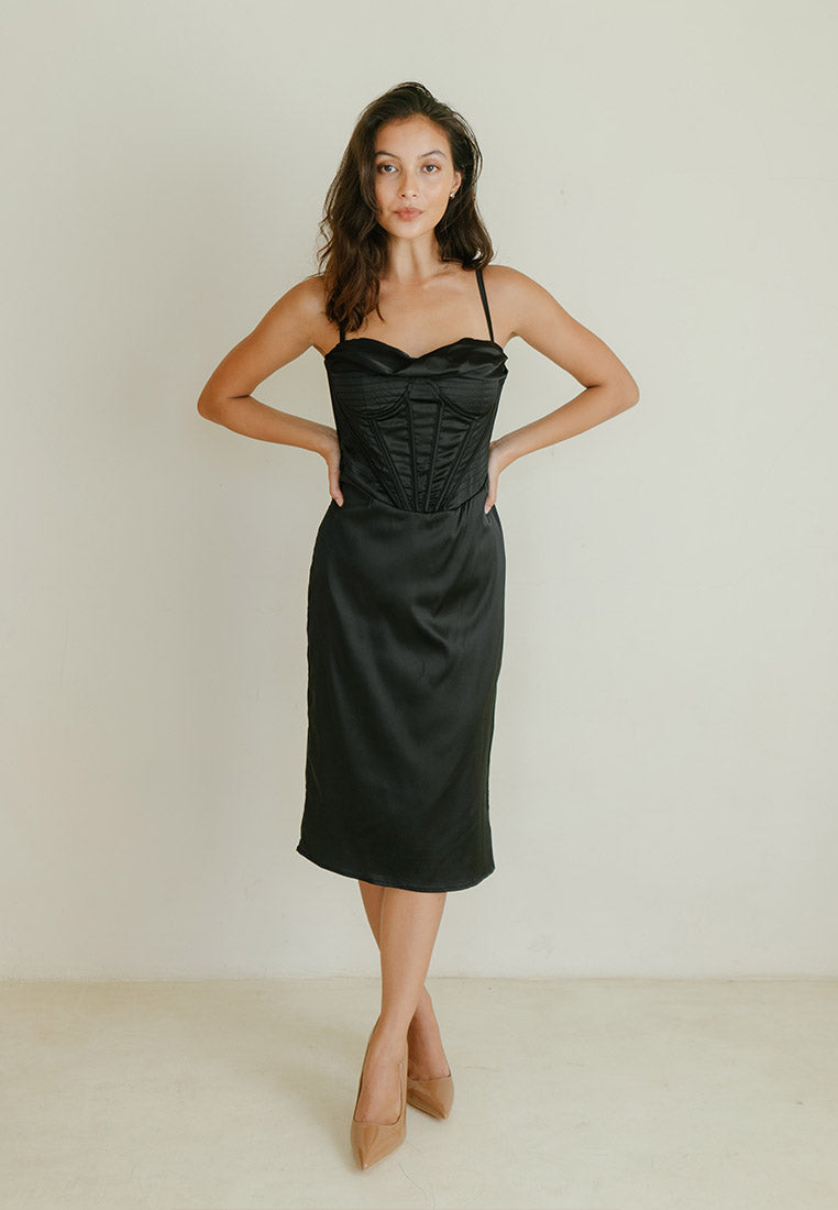 Katia Corset Midi Dress