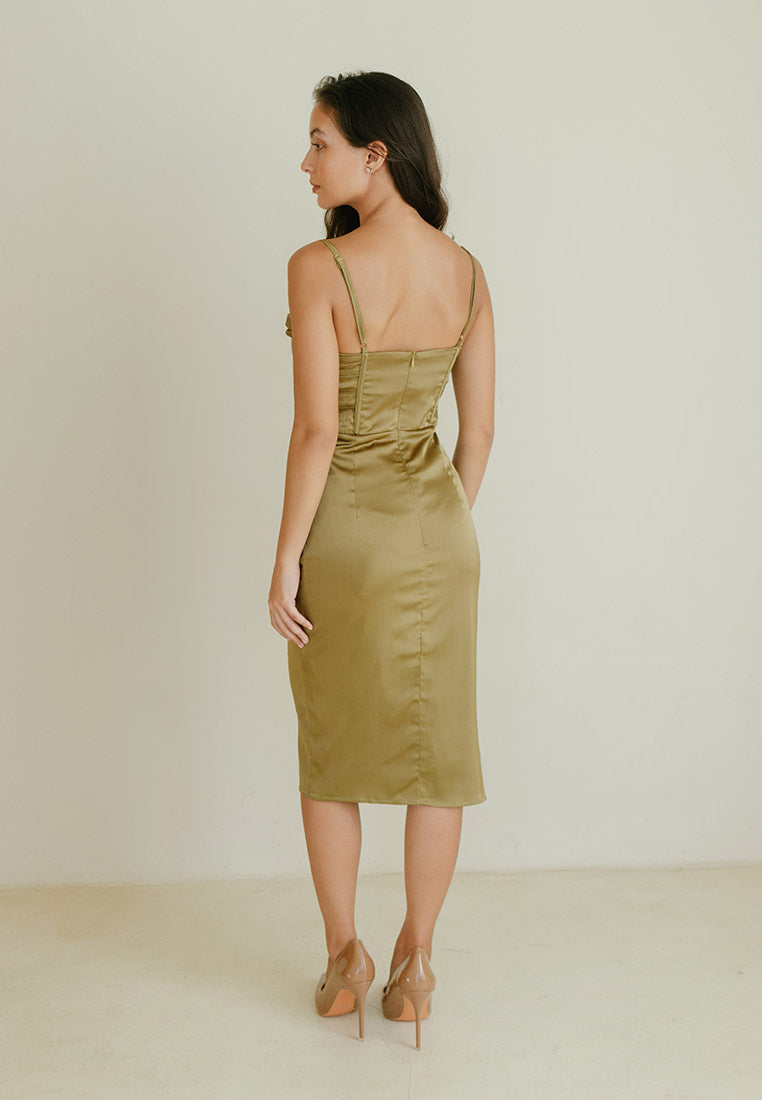 Katia Corset Midi Dress