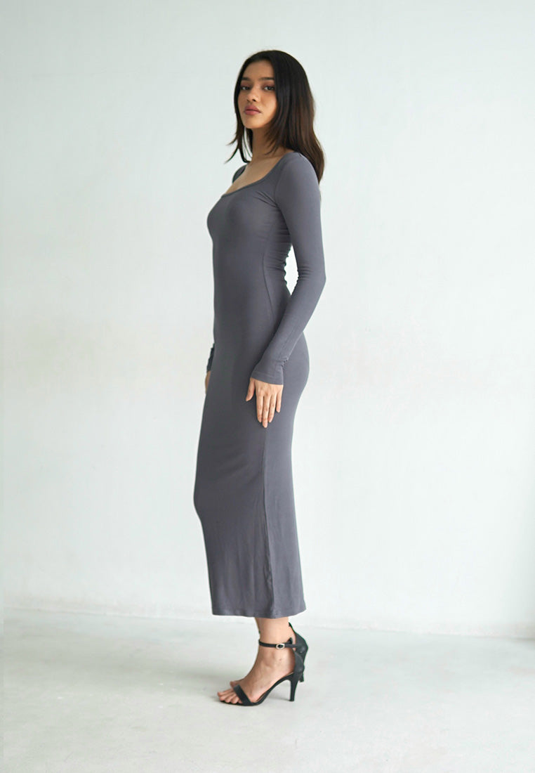 Long Sleeve Sisi Dress