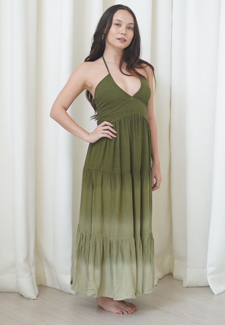 Multiway Tiered Ombre Dress