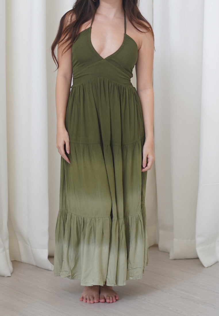 Multiway Tiered Ombre Dress