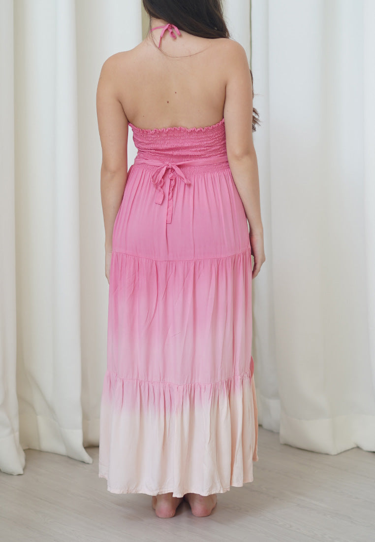Multiway Tiered Ombre Dress