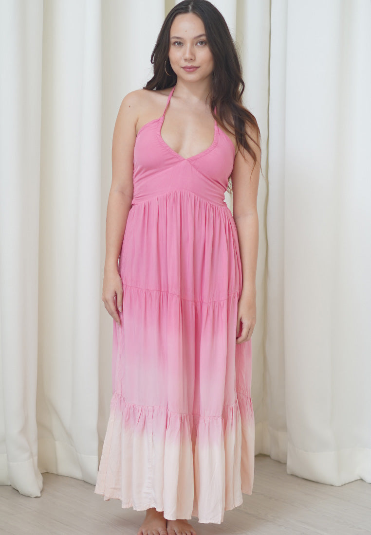 Multiway Tiered Ombre Dress