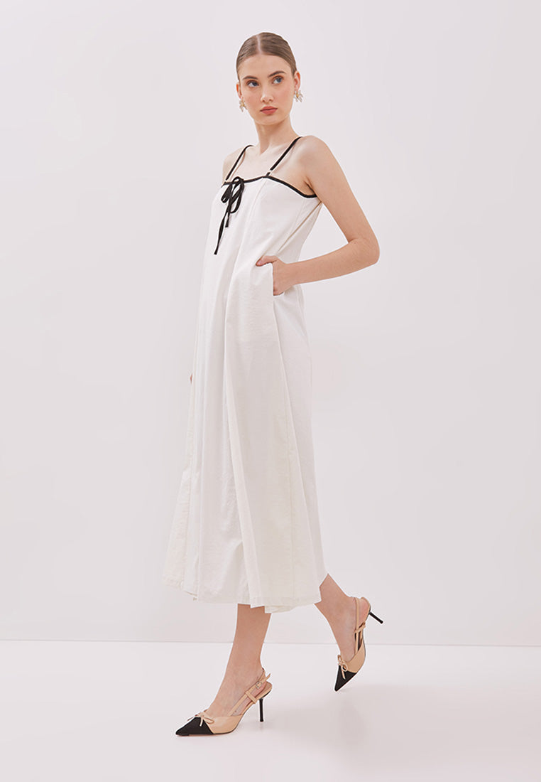 Outline Linen Long Dress