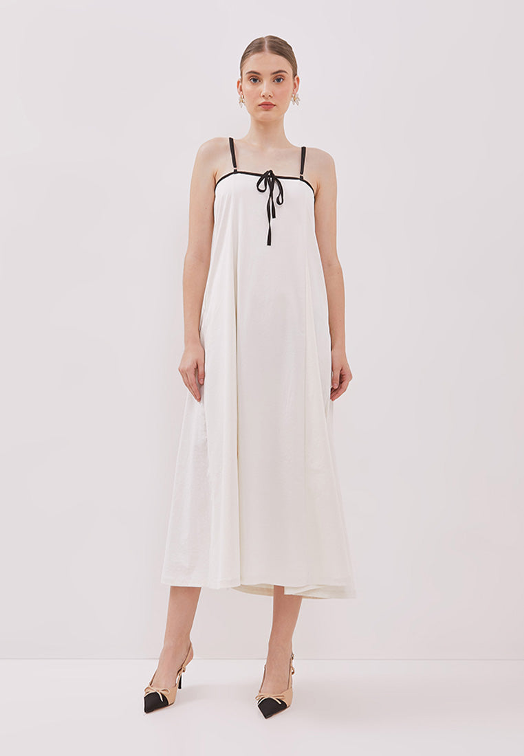 Outline Linen Long Dress