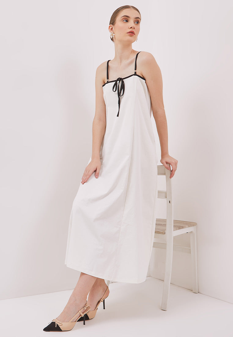 Outline Linen Long Dress